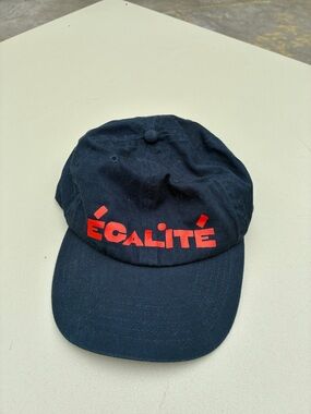Clare V ÉGALITÉ Navy Baseball Hat